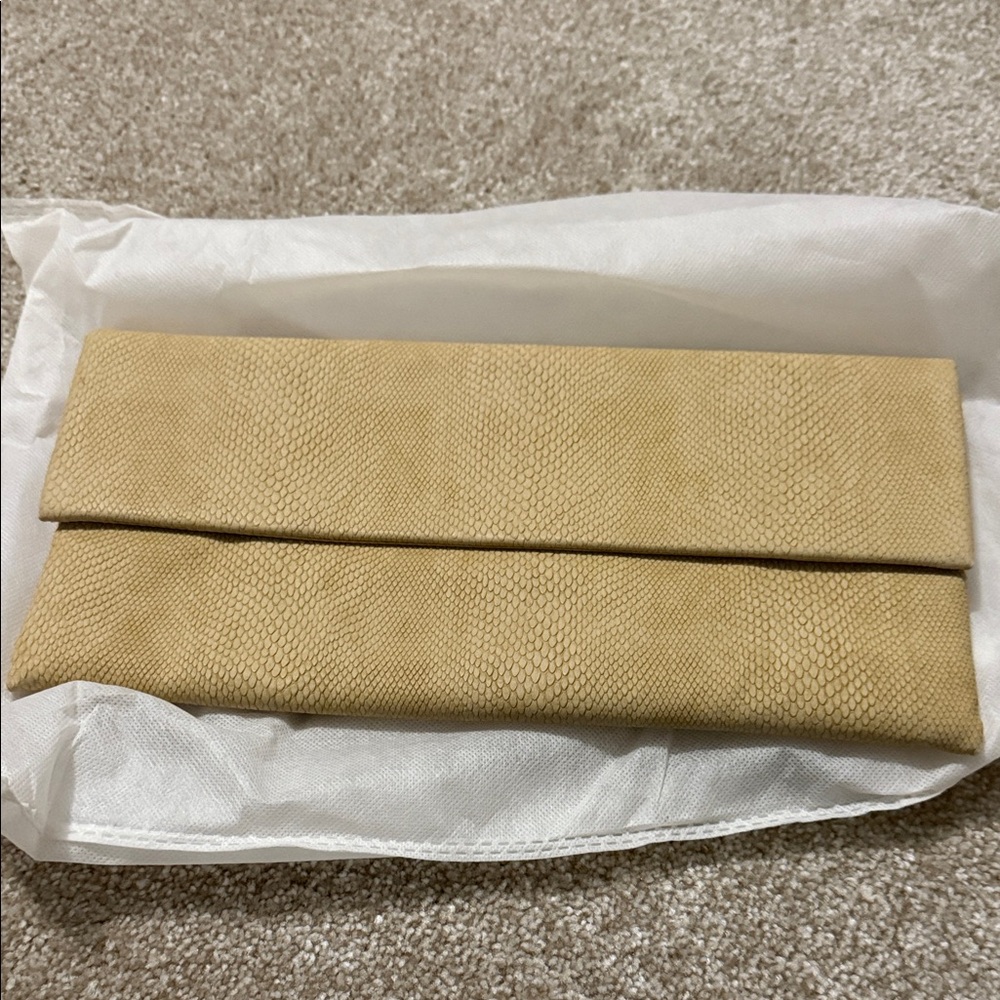 Elegant Tan Clutch